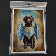 Load image into Gallery viewer, Chocolate Labrador Retriever My Angel Greeting Cards - Blank Note Cards – 8-Pack of Artist-Designed Cards with Envelopes