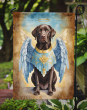 Load image into Gallery viewer, Chocolate Labrador Retriever My Angel Garden Flag – Memorial or Christmas Dog Angel Decor