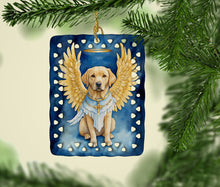 Load image into Gallery viewer, Yellow Chocolate Labrador Retriever My Angel Porcelain Ornament