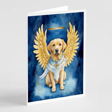 Load image into Gallery viewer, Yellow Chocolate Labrador Retriever My Angel Greeting Cards - Blank Note Cards – 8-Pack of Artist-Designed Cards with Envelopes