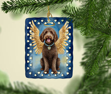 Load image into Gallery viewer, Labradoodle My Angel Porcelain Ornament