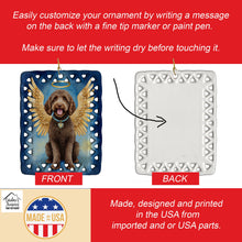 Load image into Gallery viewer, Labradoodle My Angel Porcelain Ornament