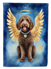 Load image into Gallery viewer, Labradoodle My Angel Garden Flag – Memorial or Christmas Dog Angel Decor
