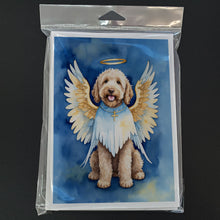 Load image into Gallery viewer, Labradoodle My Angel Greeting Cards - Blank Note Cards – 8-Pack of Artist-Designed Cards with Envelopes