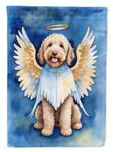 Load image into Gallery viewer, Labradoodle My Angel Garden Flag – Memorial or Christmas Dog Angel Decor