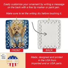Load image into Gallery viewer, Lakeland Terrier My Angel Porcelain Ornament