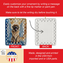 Load image into Gallery viewer, Leonberger My Angel Porcelain Ornament