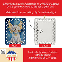 Load image into Gallery viewer, Maltese My Angel Porcelain Ornament