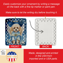 Load image into Gallery viewer, Maltipoo My Angel Porcelain Ornament