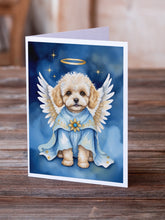 Load image into Gallery viewer, Maltipoo My Angel Greeting Cards - Blank Note Cards – 8-Pack of Artist-Designed Cards with Envelopes