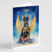 Load image into Gallery viewer, Manchester Terrier My Angel Greeting Cards - Blank Note Cards – 8-Pack of Artist-Designed Cards with Envelopes