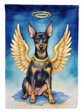 Load image into Gallery viewer, Manchester Terrier My Angel Garden Flag – Memorial or Christmas Dog Angel Decor