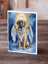 Load image into Gallery viewer, Mastiff My Angel Greeting Cards - Blank Note Cards – 8-Pack of Artist-Designed Cards with Envelopes