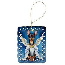 Load image into Gallery viewer, Miniature Pinscher My Angel Porcelain Ornament