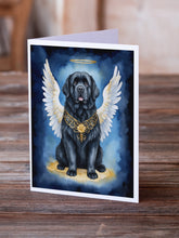Load image into Gallery viewer, Newfoundland My Angel Greeting Cards - Blank Note Cards – 8-Pack of Artist-Designed Cards with Envelopes