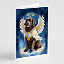 Load image into Gallery viewer, Newfoundland My Angel Greeting Cards - Blank Note Cards – 8-Pack of Artist-Designed Cards with Envelopes