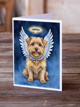 Load image into Gallery viewer, Norfolk Terrier My Angel Greeting Cards - Blank Note Cards – 8-Pack of Artist-Designed Cards with Envelopes