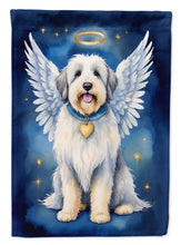 Load image into Gallery viewer, Old English Sheepdog My Angel Garden Flag – Memorial or Christmas Dog Angel Decor