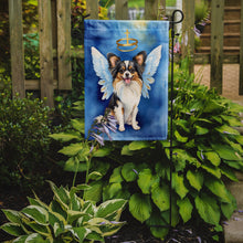 Load image into Gallery viewer, Papillon My Angel Garden Flag – Memorial or Christmas Dog Angel Decor