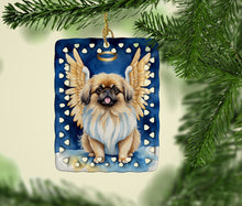 Load image into Gallery viewer, Pekingese My Angel Porcelain Ornament