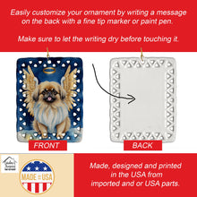 Load image into Gallery viewer, Pekingese My Angel Porcelain Ornament