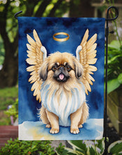Load image into Gallery viewer, Pekingese My Angel Garden Flag – Memorial or Christmas Dog Angel Decor