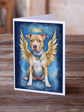 Load image into Gallery viewer, Pit Bull Terrier My Angel Greeting Cards - Blank Note Cards – 8-Pack of Artist-Designed Cards with Envelopes
