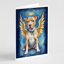 Load image into Gallery viewer, Pit Bull Terrier My Angel Greeting Cards - Blank Note Cards – 8-Pack of Artist-Designed Cards with Envelopes