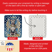 Load image into Gallery viewer, Pit Bull Terrier My Angel Porcelain Ornament