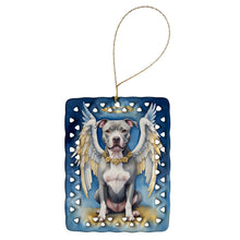 Load image into Gallery viewer, Pit Bull Terrier My Angel Porcelain Ornament
