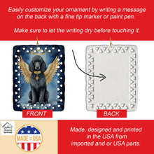Load image into Gallery viewer, Black Poodle My Angel Porcelain Ornament