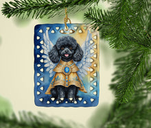 Load image into Gallery viewer, Black Poodle My Angel Porcelain Ornament