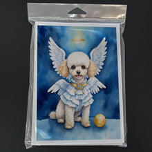 Load image into Gallery viewer, Poodle My Angel Greeting Cards - Blank Note Cards – 8-Pack of Artist-Designed Cards with Envelopes
