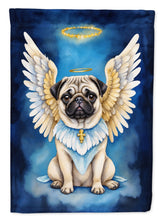 Load image into Gallery viewer, Pug My Angel Garden Flag – Memorial or Christmas Dog Angel Decor