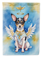 Load image into Gallery viewer, Rat Terrier My Angel Garden Flag – Memorial or Christmas Dog Angel Decor