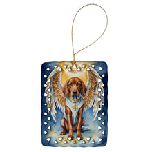 Load image into Gallery viewer, Redbone Coonhound My Angel Porcelain Ornament