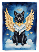 Load image into Gallery viewer, Schipperke My Angel Garden Flag – Memorial or Christmas Dog Angel Decor