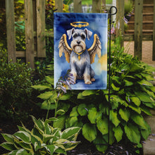 Load image into Gallery viewer, Schnauzer My Angel Garden Flag – Memorial or Christmas Dog Angel Decor