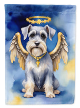 Load image into Gallery viewer, Schnauzer My Angel Garden Flag – Memorial or Christmas Dog Angel Decor