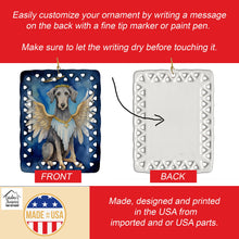 Load image into Gallery viewer, Scottish Deerhound My Angel Porcelain Ornament