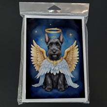Load image into Gallery viewer, Scottish Terrier My Angel Greeting Cards - Blank Note Cards – 8-Pack of Artist-Designed Cards with Envelopes