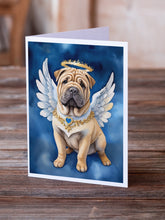 Load image into Gallery viewer, Shar Pei My Angel Greeting Cards - Blank Note Cards – 8-Pack of Artist-Designed Cards with Envelopes