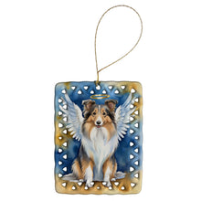 Load image into Gallery viewer, Sheltie My Angel Porcelain Ornament