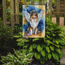 Load image into Gallery viewer, Sheltie My Angel Garden Flag – Memorial or Christmas Dog Angel Decor
