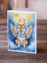 Load image into Gallery viewer, Shiba Inu My Angel Greeting Cards - Blank Note Cards – 8-Pack of Artist-Designed Cards with Envelopes