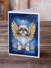 Load image into Gallery viewer, Shih Tzu My Angel Greeting Cards - Blank Note Cards – 8-Pack of Artist-Designed Cards with Envelopes
