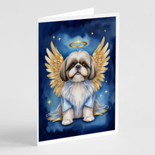 Load image into Gallery viewer, Shih Tzu My Angel Greeting Cards - Blank Note Cards – 8-Pack of Artist-Designed Cards with Envelopes