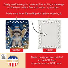 Load image into Gallery viewer, Shih Tzu My Angel Porcelain Ornament