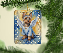 Load image into Gallery viewer, Silky Terrier My Angel Porcelain Ornament