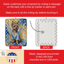 Load image into Gallery viewer, Silky Terrier My Angel Porcelain Ornament